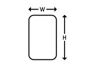 Thermal Transfer Labels, White Label 3 1/2" W x 8" H, 8" OD