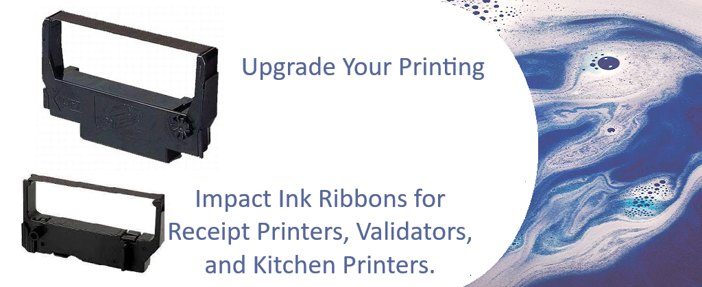 Ink ( impact ) Ribbons for receipt and kitchen printers