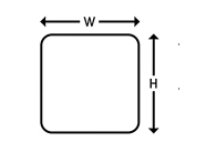 Thermal Transfer Labels, White Label 3" W x 3" H, 8" OD